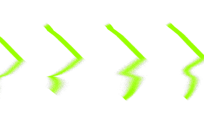 green chevron image